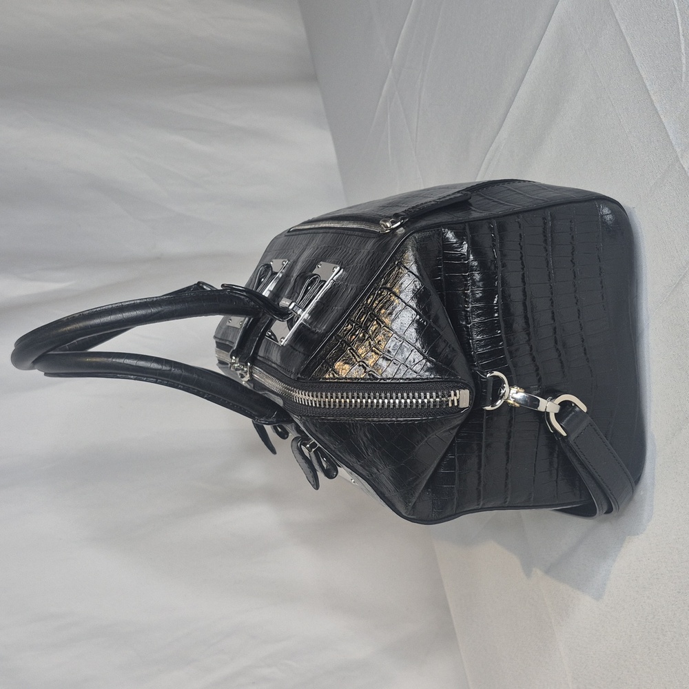 Henri Bendel New York The Satchel -Croco Satchel Handbag NWT - Picture 6 of 17